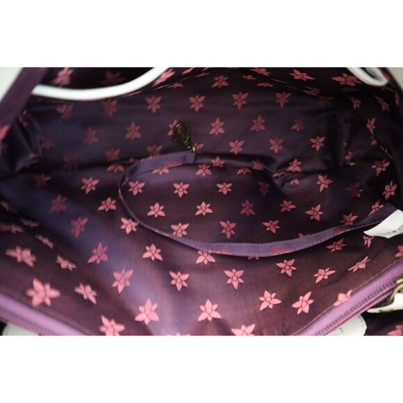 Anuschka Women's Ivory Genuine Leather Tote Handbag Purse - Picture 11 of 16